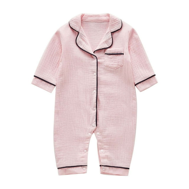 TZEWGL Pyjama une Pièce Boutonné avec Pieds pour Tout-Petit Vacances à la Plage Taille 12-18M