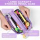 thumbnail image 3 of Large Pencil Case, Big Capacity Pencil Pen Bag Multi Compartments Office Stationery Makeup Bag Stress Release Pencil Case School Students Girls Boys T, 3 of 5