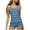 Blue, variant on BFHHYA Girls Swimsuits Sets 2 Piece Adjustable Tank Top with Tropical Print Shorts Sets Teens Summer Beach Swimwear 7-18 Years