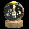 thumbnail image 2 of HHGBAD 3D Crystal Ball Night Light - Stunning Solar System Model, Engraved Crystal Decorative Art, USB Rechargeable LED Light, Perfect Gift for Astronomy Enthusiasts and Home Decor, 2 of 5