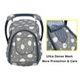 thumbnail image 4 of Carseat Cover for baby, infant car seat Cover Canopy,easy in and out, kick proof, Grey clouds;, 4 of 7