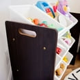 thumbnail image 6 of Humble Crew Espresso Toy Storage Organizer with 9 Plastic Storage Bins, Espresso/White, 6 of 6