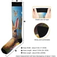thumbnail image 3 of Coolnut Cute Rabbits and Easter Eggs Compression Socks for Women&Men Circulation-Best Support for Nurses, Running, Athletic-1 Pairs Gift, 3 of 7