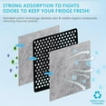 thumbnail image 3 of Refrigerator Air Filter Replacement LT120F for LG - Compatible with Kenmore Elite 9918 - Activated Carbon Air Filters - Replaces 46-9918, ADQ73214402, ADQ73214403, ADQ73214404, ADQ73334008-6PCS, 3 of 8