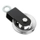thumbnail image 5 of Polea simple de aleación de aluminio resistente con rueda giratoria para levantar cuerdas, ideal para gimnasios y hogares. Plata, 5 of 7