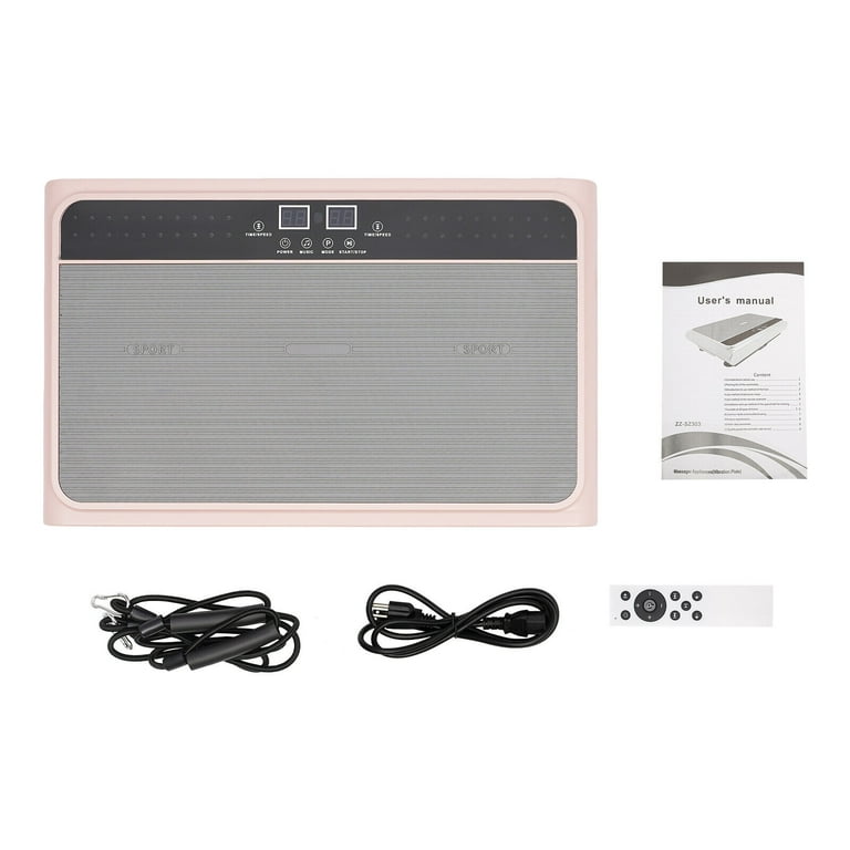 200W Whole Body Vibration Plate Vibration Platform Plate with Bluetooth  Speaker