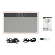 Miumaeov Vibration Plate Exercise Machine with Resistance Bands Bluetooth Speaker Whole Body Workout Fitness Vibration Platform