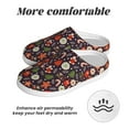 thumbnail image 6 of Yiaed Winter Holiday Christmas Print Slippers Fuzzy Warm Cozy Slippers Non Slip House Slippers For Indoor Outdoor Slippers House Slippers-39/40, 6 of 7