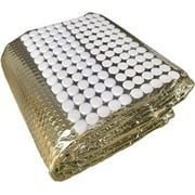 (60 x 1 0 ft) + 65 self adhesive pads DIY Reflective Insulation Sheet, Window Insulation Kit, Bubble Core Garage Door Insulation.