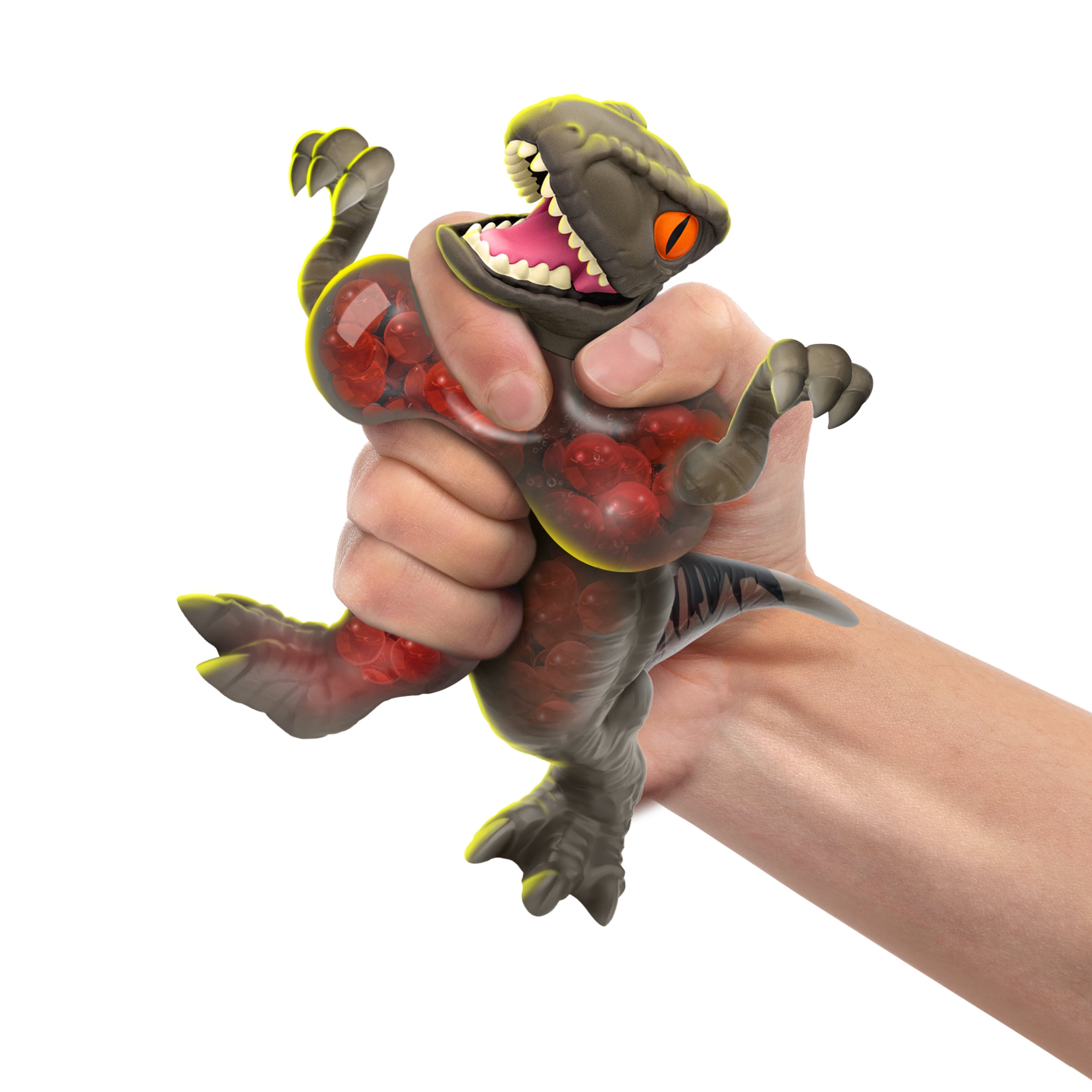 Jurassic World Rebirth Dino Rampage Heroes of Goo Jit Zu Velociraptor with "Rampage Action" Chomping Jaws, Ages 4+