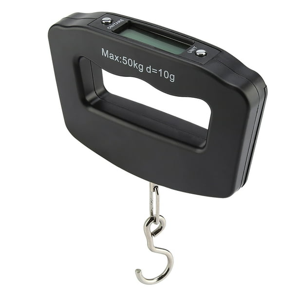 Báscula Colgante Digital LCD Pesaje De Gancho Portátil, ABS Liviano Carga Máxima De 50 Kg Para Equipaje Express Fruits