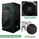 thumbnail image 4 of 2 piezas de cubierta de ventilación para tiendas accesorios de banda elástica, a prueba de polvo, filtro de , 6 pulgadas negro Macarena Cubierta de ventilación de tienda, 4 of 8