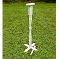 thumbnail image 2 of Wind & Weather Turned Wood Birdhouse Pedestal - White, 2 of 2