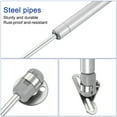 thumbnail image 4 of Uxcell 10 Inch 150N/33lb Gas Shock Strut Lift Support, (Silver, Set of 6), 4 of 7