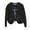 Black, variant on WRKEKC Womens Long Sleeve Tops Casual Easter Cross Print Long Sleeve Crew Neck Pullover Sweatshirt for Women Daily Wear Festive Style