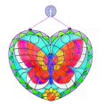 thumbnail image 4 of Melissa & Doug Stained Glass Made Easy Activity Kit: Butterfly - 140+ Stickers, 4 of 5