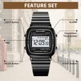 thumbnail image 5 of SKMEI Watches for Women Outdoor Sport Digital Watch Waterproof Chronograph Unisex Womens Wristwatch with Alarm/LED Backlight, 5 of 11