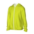 thumbnail image 2 of Fotbe Yellow Men's Women's UPF 50+ Sun Protection Jacket Hooded Cooling Shirt with Pockets Hiking Outdoor Performance-Large, 2 of 9