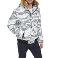 thumbnail image 2 of Chaqueta Tommy Hilfiger de tela ártica acolchada con esnórquel tipo bomber para hombre, 2 of 6