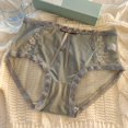 thumbnail image 3 of Lencería de cintura alta para mujer, ropa interior sexy de talla grande, bragas transparentes para Realce de glúteos, bragas de ajuste abdominal, 3 of 5