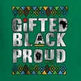 thumbnail image 5 of Wild Bobby Gifted Black and Proud Black Pride Men's Graphic T-Shirt, Kelly, 3X-Large, 5 of 5