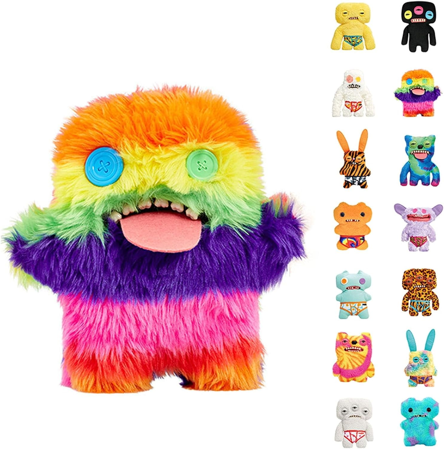 Fugglers Funny Ugly Monsters, Ugly Dolls Limited Edition Plush Toy Funny Tooth Fugler Ugly Monster Plushies Stuffed Fuglers Doll Toys New Monster Stuffed Toys 8.7"/22 cm