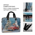 thumbnail image 4 of 16" Laptop Briefcase for Work Travel Laptop Shoulder Bag Carrying Handbag Laptop Case Christmas Snowman in A Red Truck, 4 of 8