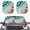 Beach Starfish Seashell, variant on Xoenoiee Owl Flower Moon Cloud Print 2pcs Windshield Sun Shade for SUV Truck (28.5x25.5 Inches), Sun Shade Windshield, Shades for Front Windows, Protector Blocks UV