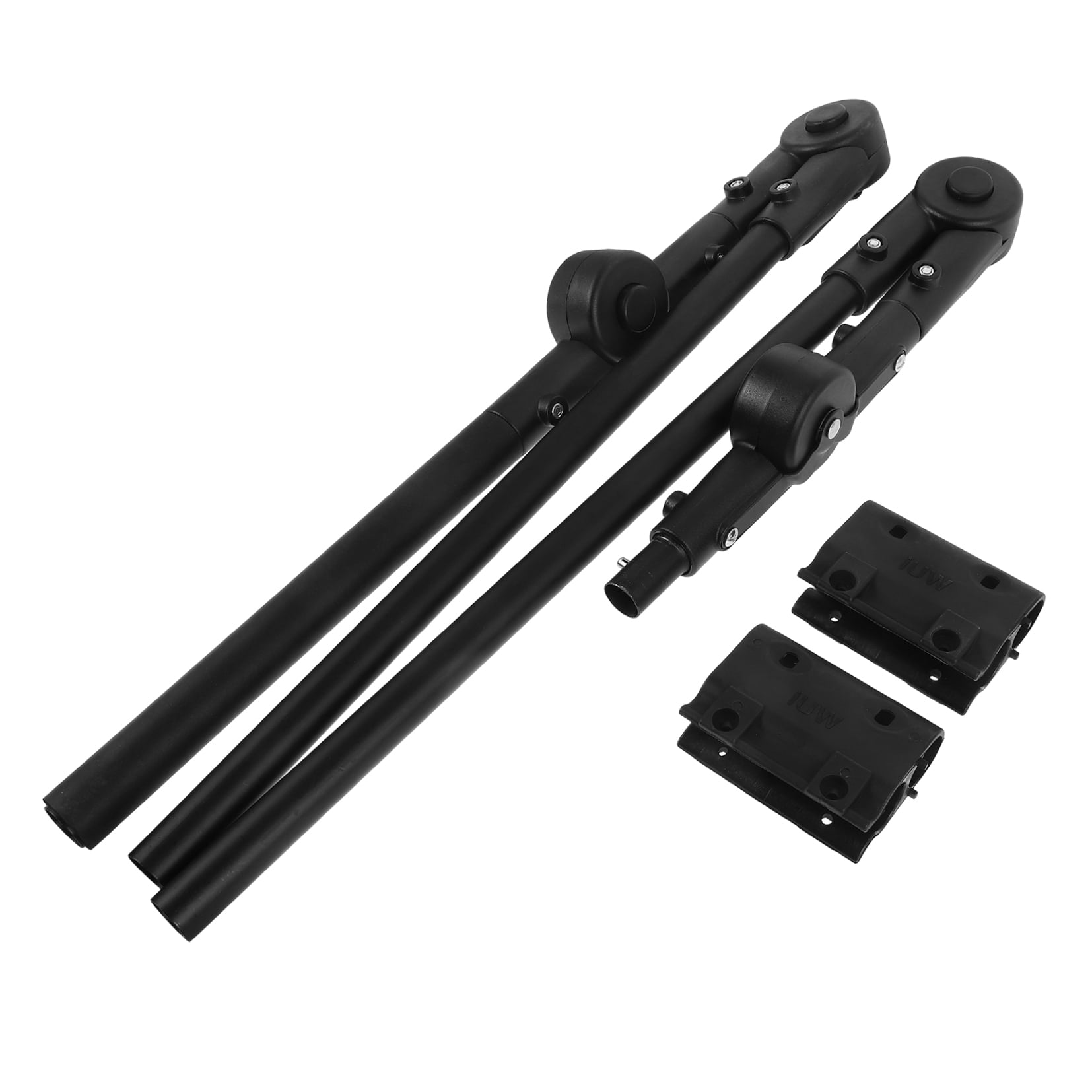 Hytrove Black Camping Wagon Handle Accessory Set for Outdoor Adventures, Hiking, Picnics, and Travel Convenience