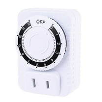 MANNYA Mechanical Plug Switchs Timer Socket AC110V 12 Hour for Home Appliances Control