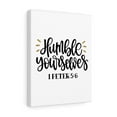 thumbnail image 4 of Scripture Walls  Humble 1 Peter 5:6 Bible Verse Canvas Christian Wall Art Ready to Hang Unframed, 4 of 12