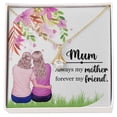 thumbnail image 2 of Mum Always my Mother Alluring Ribbon Necklace, 2 of 7