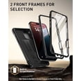 thumbnail image 2 of Poetic Revolution Case for iPhone 16 6.1 inch with Built-in-Screen Protector, Black, 2 of 5