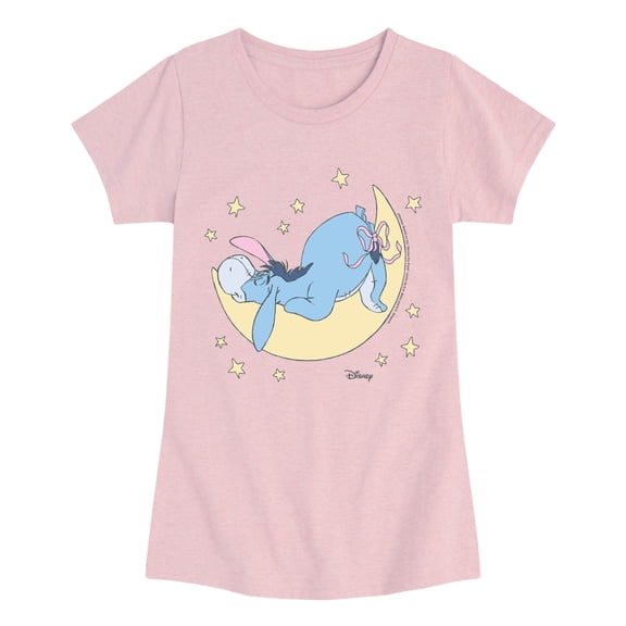 Winnie the Pooh - Girls' Fitted Short Sleeve Graphic T-Shirt