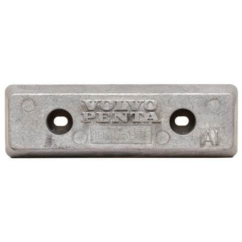Volvo Penta Boat Transom Anode | 10 1/2 x 3 3/8 x 1 1/4 Inch (Kit)
