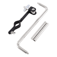 thumbnail image 1 of Z Shape Drum Cymbal Arm Rod Clip Clamp Hardware Water Cymbal Expansion Holder Drum Rack Percussion Instrument Drum Parts, 1 of 7