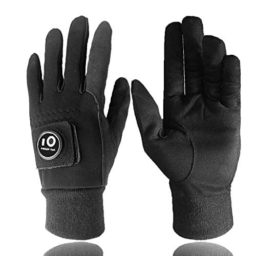 Men Winter Golf Gloves Warm with Ball Marker Grip Performance