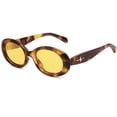 thumbnail image 1 of Lentes de Sol SOJOS Retro Ovalados Polarizados UV400 SJ2286 Marrón/Amarillo, 1 of 6
