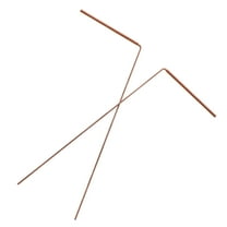 2 Pcs Divining Rods for Water 30.00X12.00X0.50CM Rose Gold