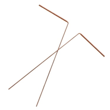 2 Pcs Divining Rods for Water 30.00X12.00X0.50CM Rose Gold