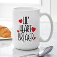 thumbnail image 6 of CafePress - Lil' Heart Breaker - 15 oz Ceramic Large White Novelty Mug, 6 of 6