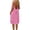 #2 Hot Pink, variant on Kilaqueen Backless Mini Cami Dresses Sleeveless Open Back Lounge Dress Flowy Summer Beach Vacation Sundress Solid Color Knee Length House Lounge Dresses with Back Tie