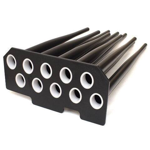 Lowe Boat Fishing Rod Holder | 10-Tube 42 1/2 Inch Black
