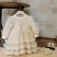 thumbnail image 5 of Vestido de malla para niña Vestido de otoño estilo niña Vestido de otoño para niña, 5 of 5