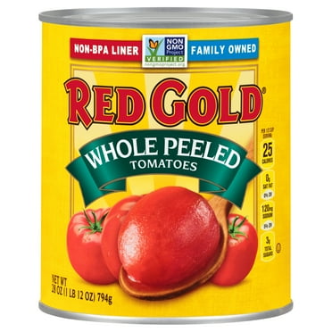 Red Gold Whole Peeled Tomatoes 28oz