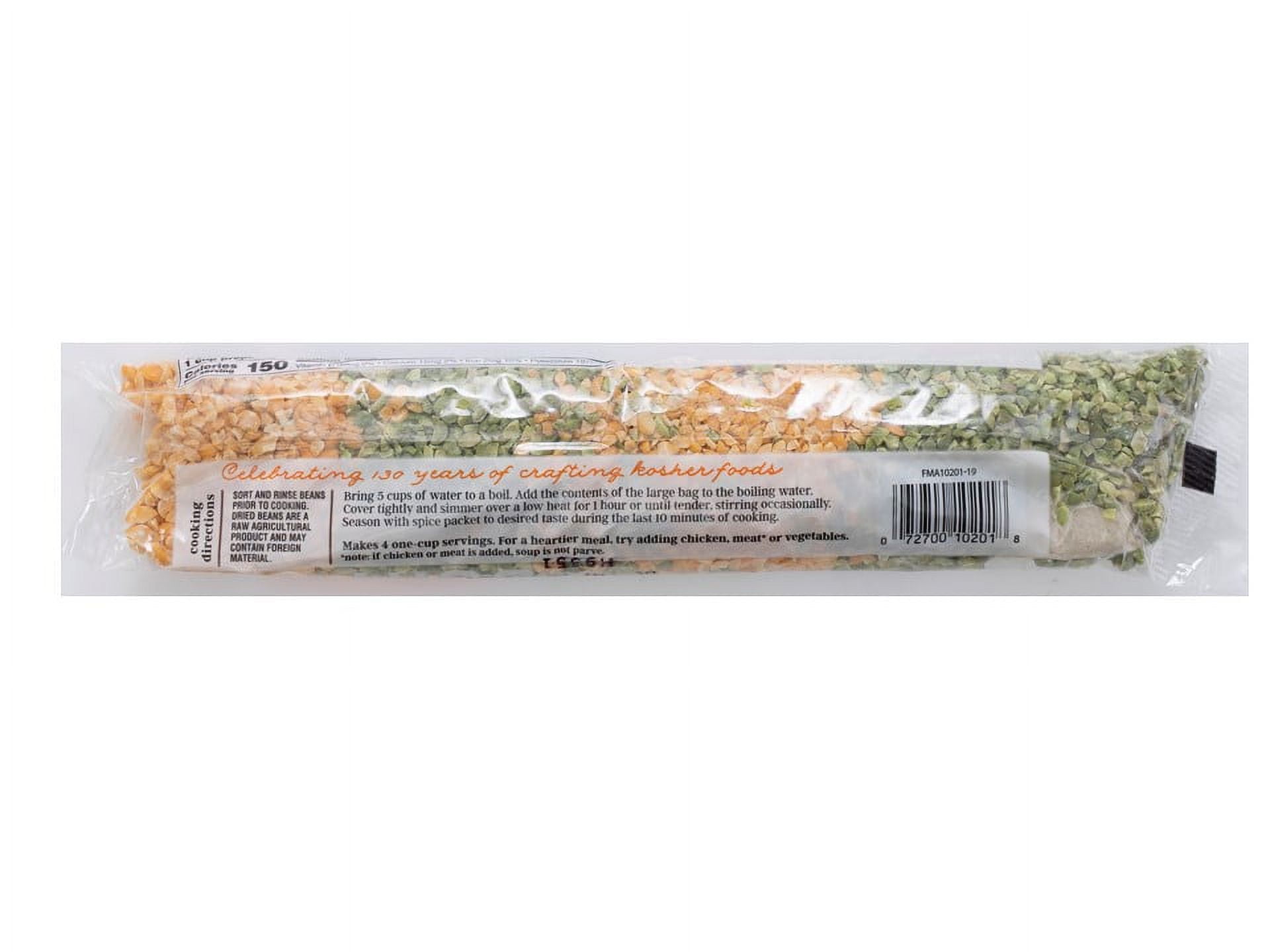 (3 pack) Manischewitz Split Pea Barley Soup Mix, 6 oz