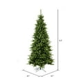 thumbnail image 3 of Vickerman 6.5' Camdon Fir Slim Artificial Christmas Tree, Unlit, 3 of 4