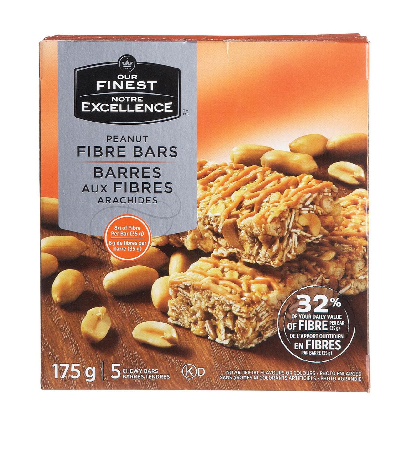 Our Finest Peanut Fibre Bars