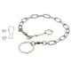 thumbnail image 1 of Anillo de cadena de fisión de Metal de pie de loro de alta calidad juguetes de plata para s 12 Jinwen Pájaros Parrot Foot Cadena, 1 of 8