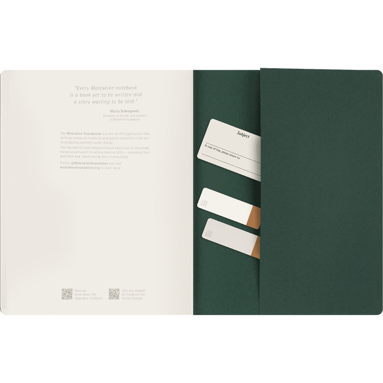 Moleskine Student Cahier Journal, Soft Cover, Plain, XXL (8.5